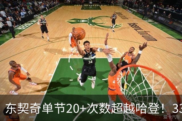 东契奇单节20+次数超越哈登！33次升至历史第三 仅次库里&科比